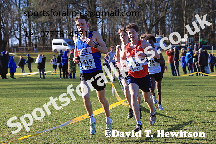 Mens under-17s 2025 Northern Cross Country Champs, Tatton Park, Knutsford, Cheshire. Photo: David T. Hewitson/Sports for All Pics